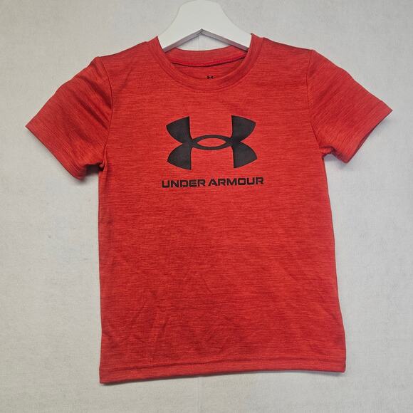 NWT Boys Red Under Armour Performance Short Sleeve T-shirt - Picture 1 of 4